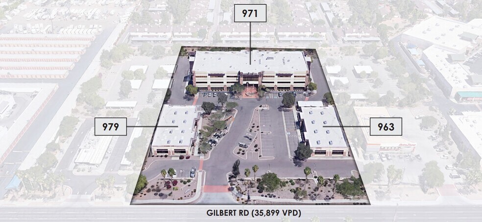 963 N Gilbert Rd, Gilbert, AZ à louer - Aérien – Image 3 sur 19
