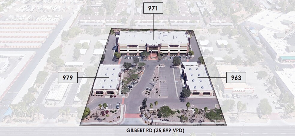 963 N Gilbert Rd, Gilbert, AZ à louer - Aérien – Image 3 sur 19