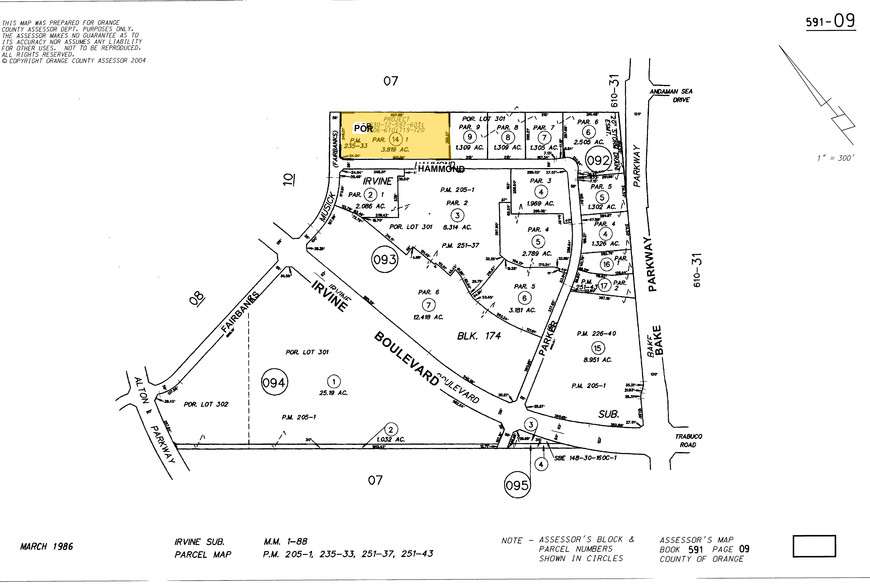 24 Hammond, Irvine, CA à louer - Plan cadastral – Image 2 sur 7