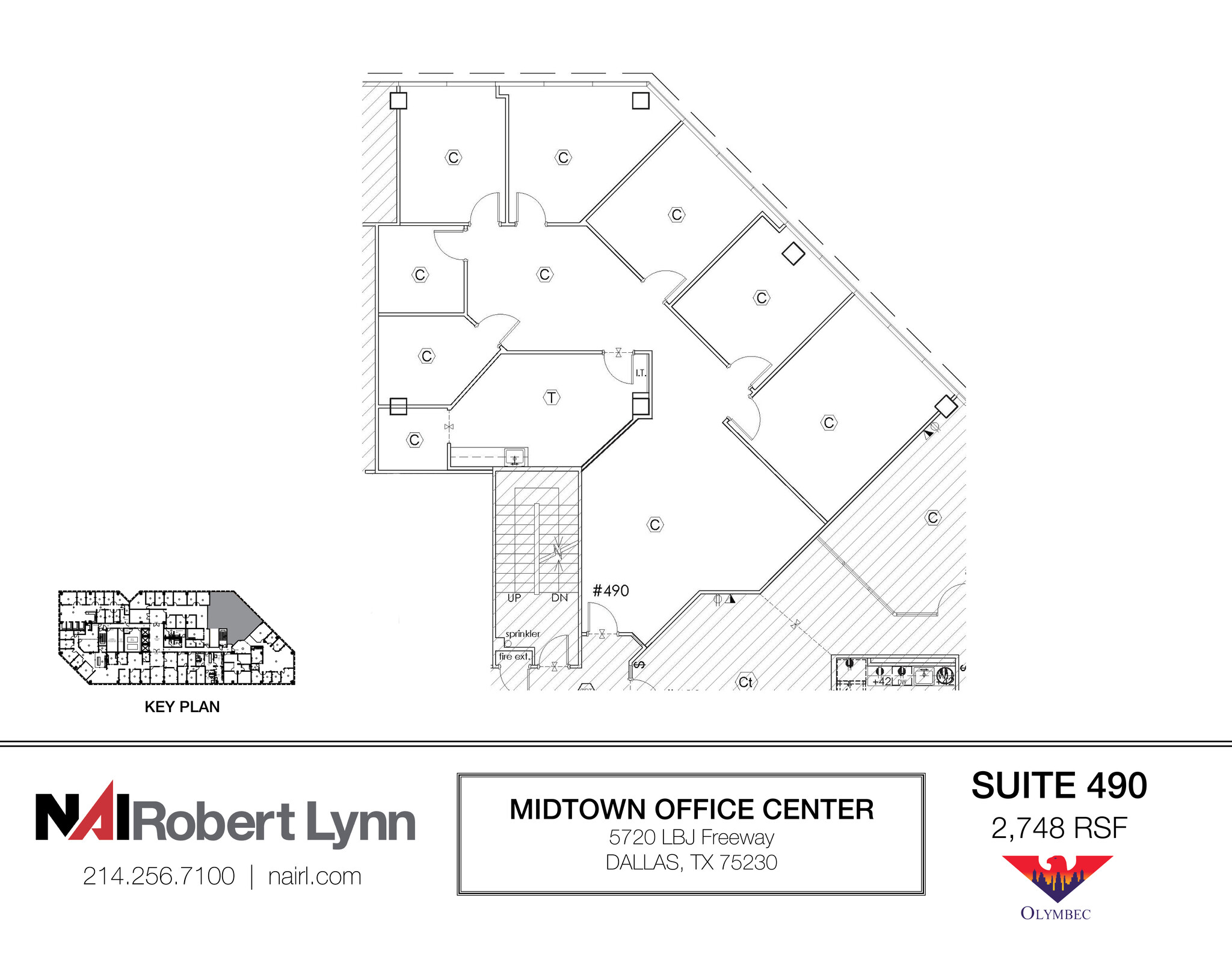 5720 Lyndon B Johnson Fwy, Dallas, TX à louer Plan d’étage– Image 1 sur 2