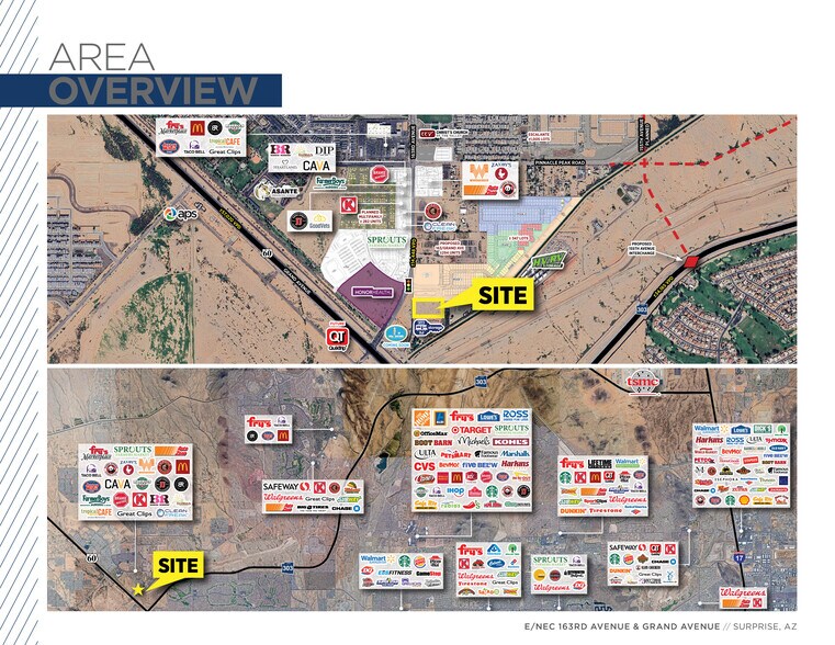 E/NEC 163rd Ave & Grand ave, Surprise, AZ à vendre - Photo de l’immeuble – Image 2 sur 2