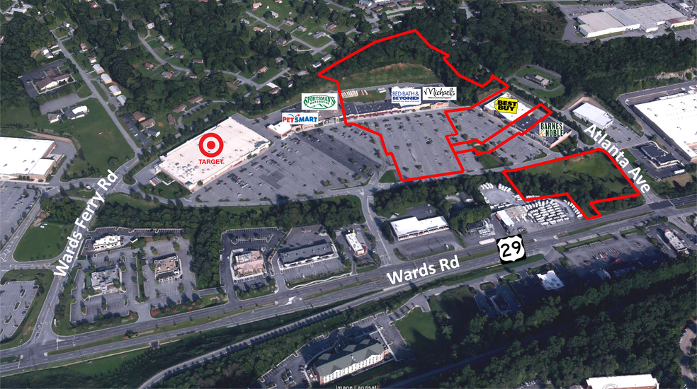 4040 Wards Rd, Lynchburg, VA à louer - Aérien – Image 3 sur 4