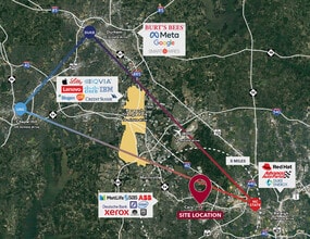 607 Cedar St, Cary, NC - VUE AÉRIENNE vue de carte