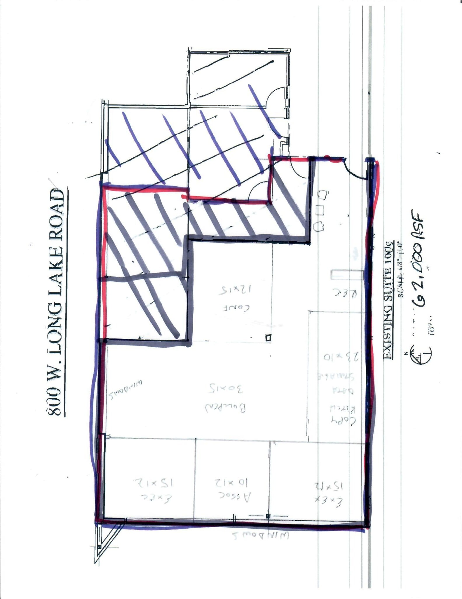 800 W Long Lake Rd, Bloomfield Hills, MI à louer Plan de site– Image 1 sur 1