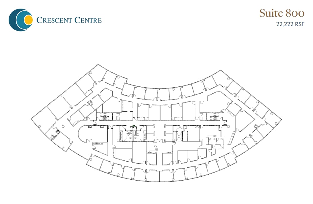 100 Crescent Center Pkwy, Tucker, GA à louer Plan d’étage– Image 1 sur 6