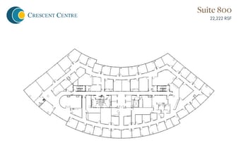 100 Crescent Center Pkwy, Tucker, GA à louer Plan d’étage– Image 1 sur 6