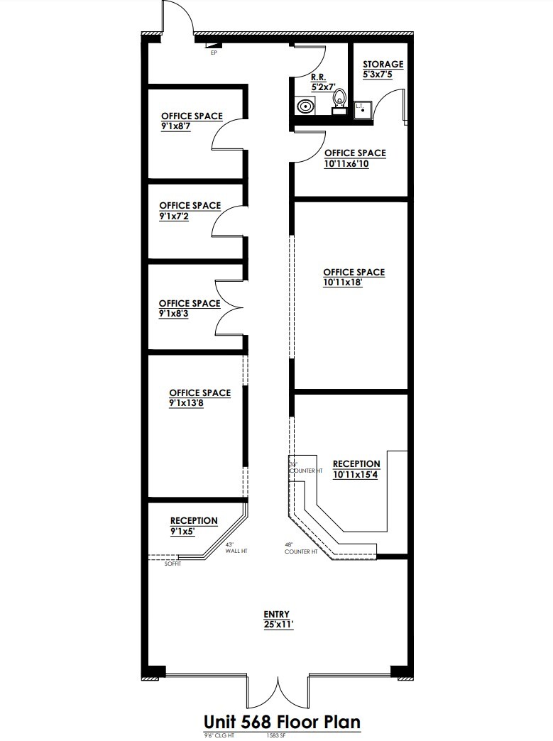 568 Brook Forest Ave, Shorewood, IL à louer Plan d’étage– Image 1 sur 6