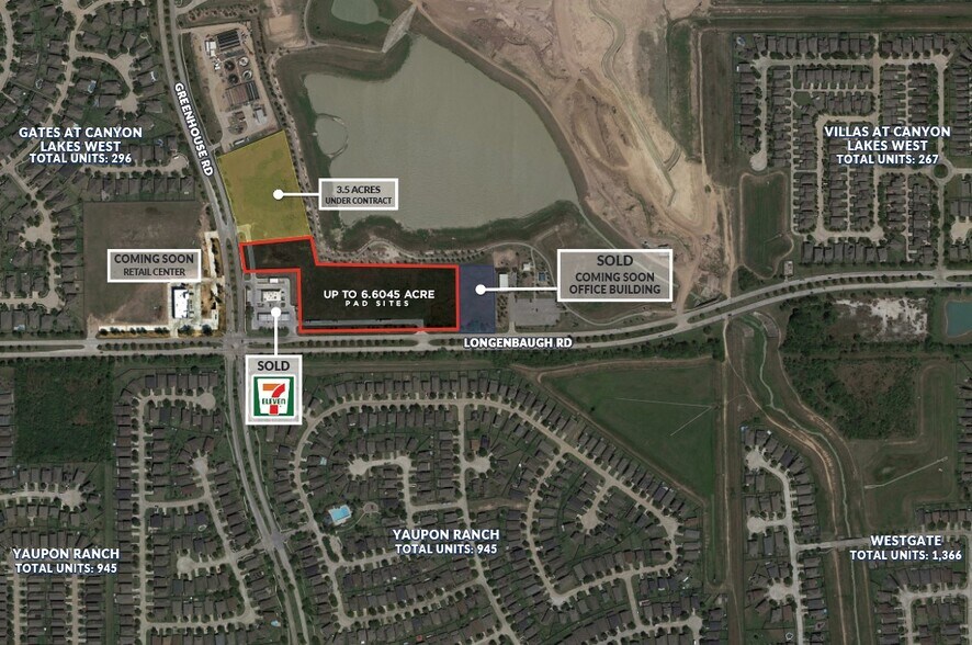 Longenbaugh And Greenhouse Rd, Cypress, TX à vendre - Aérien – Image 1 sur 2