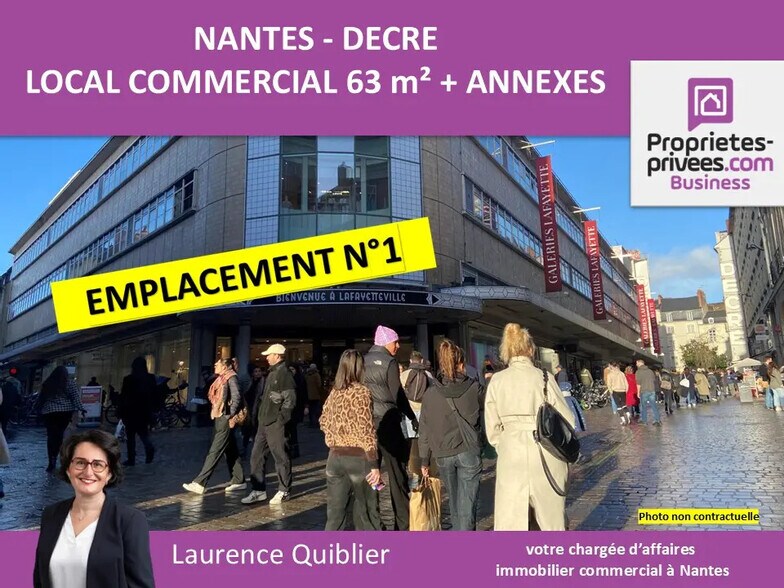 Local commercial dans Nantes à louer - Photo de l’immeuble – Image 1 sur 9
