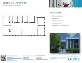 280 Shuman Blvd, Naperville, IL à louer Plan d’étage– Image 1 sur 2