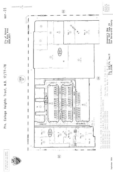 933 N Central Ave, Upland, CA à louer - Plan cadastral – Image 3 sur 3