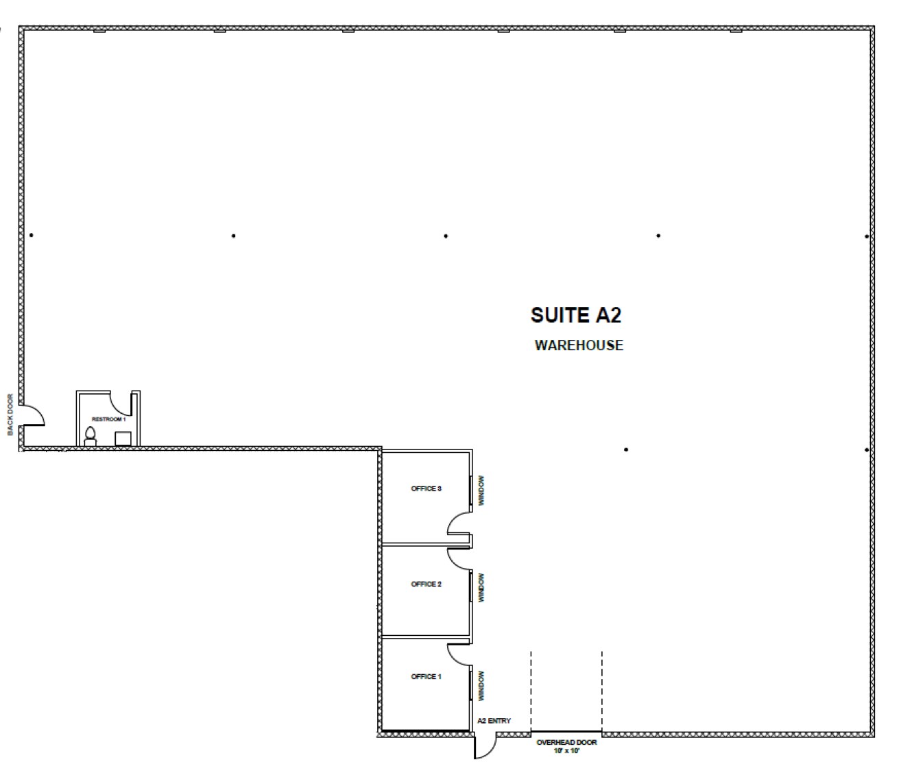 2463-2517 S Riverside Dr, Fort Worth, TX à vendre Plan d’étage– Image 1 sur 1