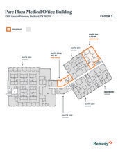 1305 Airport Fwy, Bedford, TX à louer Plan d’étage– Image 1 sur 1