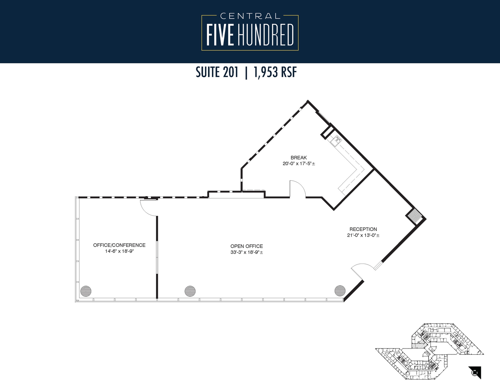 500 N Central Expy, Plano, TX à louer Plan d’étage– Image 1 sur 1