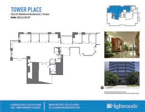 1511 N Westshore Blvd, Tampa, FL à louer Plan d’étage– Image 1 sur 2