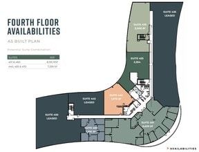 9665 Chesapeake Dr, San Diego, CA à louer Plan d’étage– Image 2 sur 2