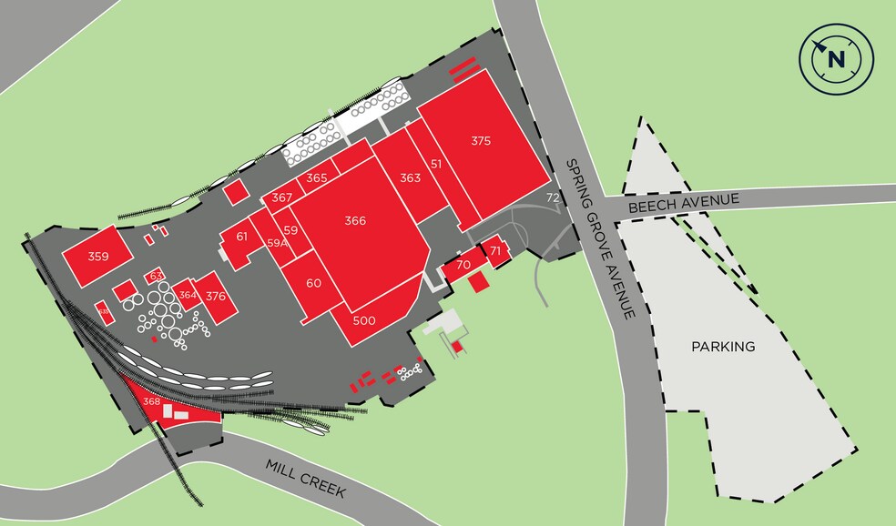 5177 Spring Grove Ave, Cincinnati, OH à louer - Plan de site – Image 3 sur 3