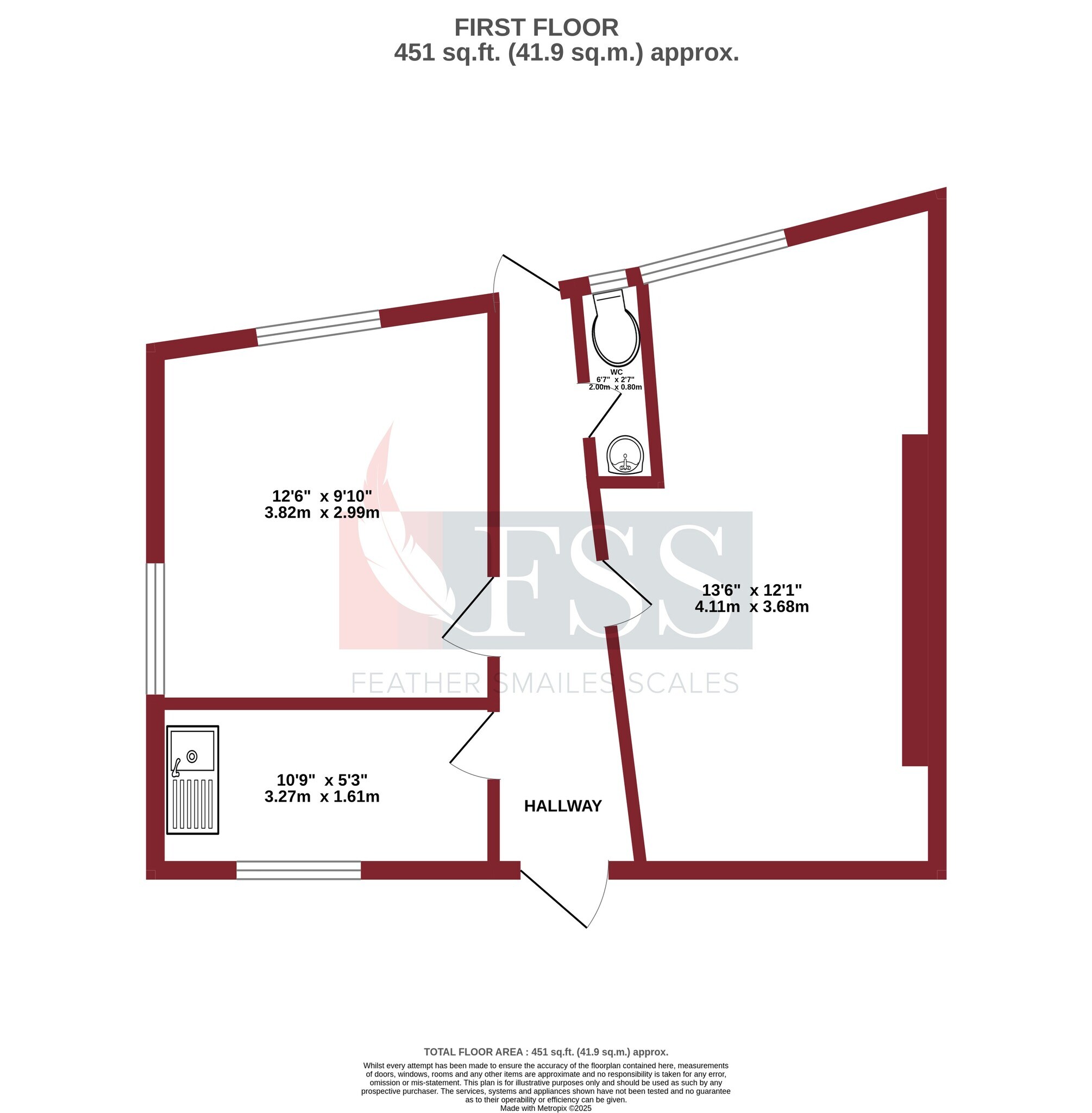 22A Oxford St, Harrogate à louer Plan d’étage– Image 1 sur 6