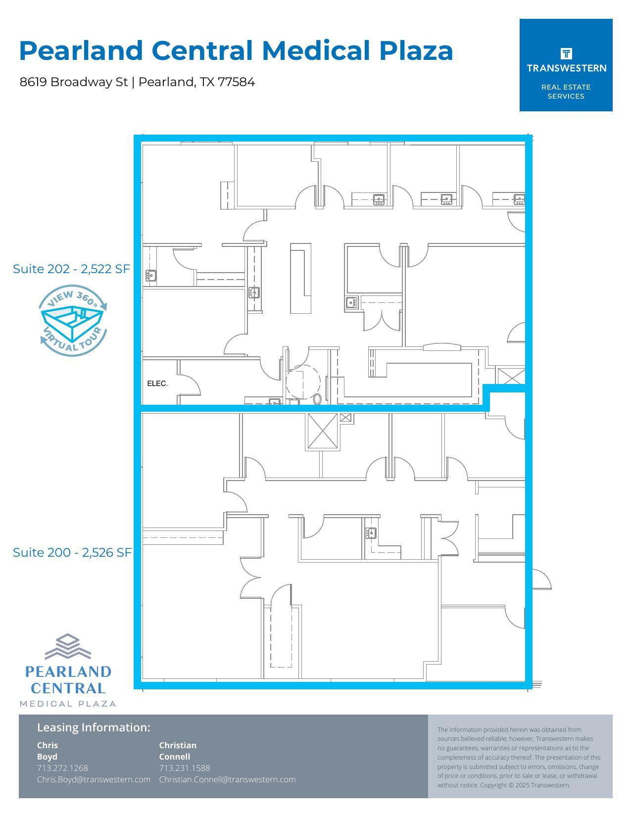 8619 Broadway St, Pearland, TX à louer Plan d’étage– Image 1 sur 1