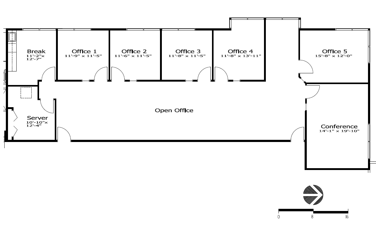 701 University Ave, Sacramento, CA à louer Plan d’étage– Image 1 sur 1