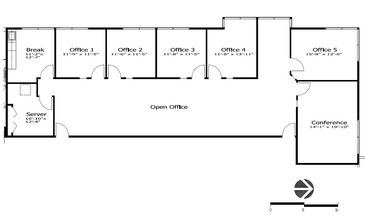 701 University Ave, Sacramento, CA à louer Plan d’étage– Image 1 sur 1