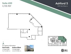 14701 St. Marys Ln, Houston, TX à louer Plan d’étage– Image 1 sur 1