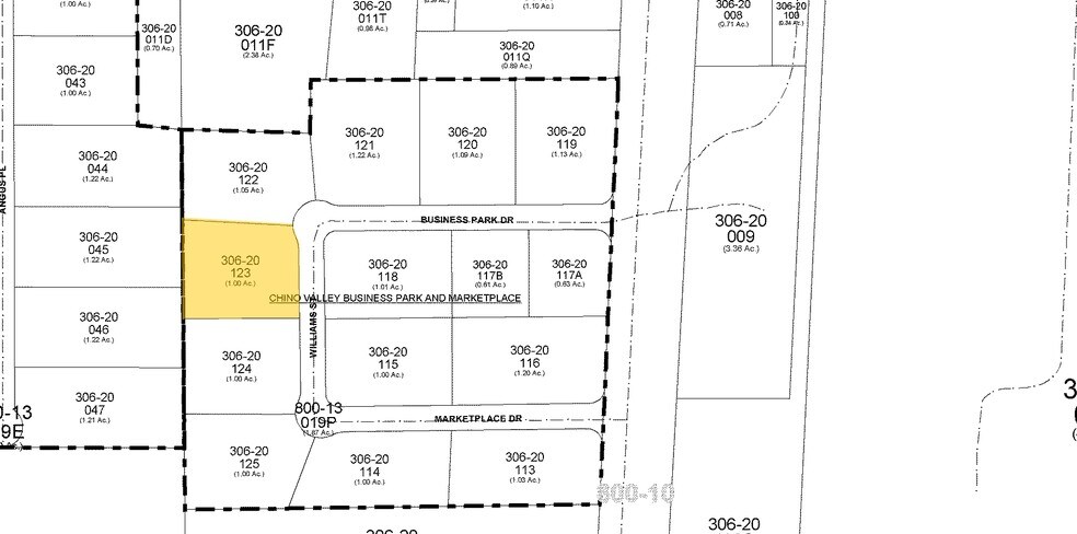 1648 Susan A Williams Way, Chino Valley, AZ à vendre - Plan cadastral – Image 2 sur 5