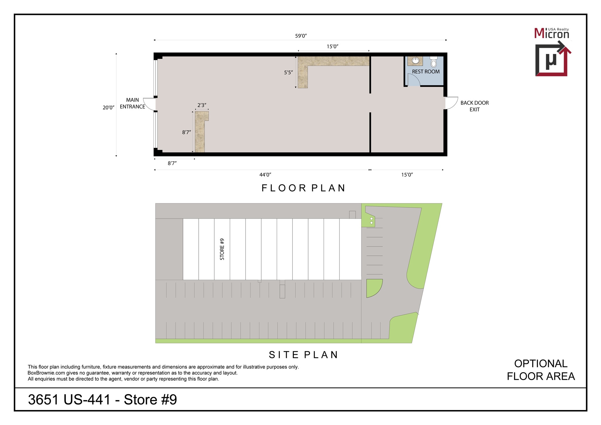 3651 SE Us-441, Okeechobee, FL à louer Plan d’étage– Image 1 sur 1