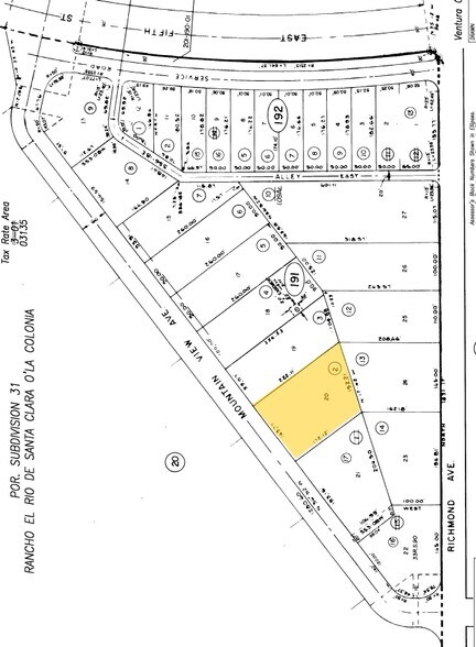 700 Mountain View Ave, Oxnard, CA à louer - Plan cadastral – Image 2 sur 6