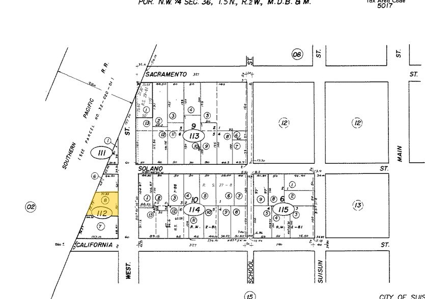705 West St, Suisun City, CA à louer - Plan cadastral – Image 3 sur 3