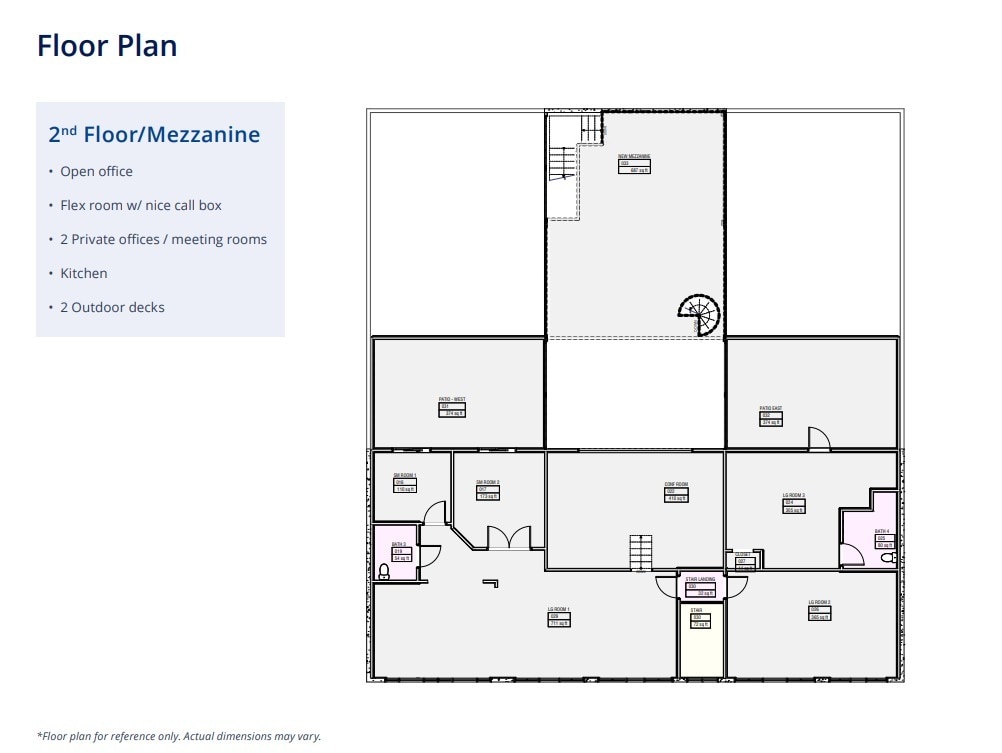 113-115 Stillman St, San Francisco, CA à louer Plan d’étage– Image 1 sur 2