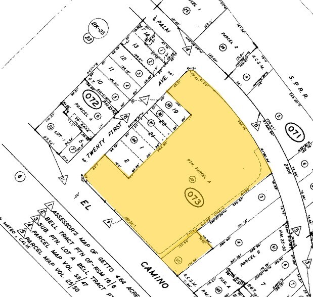 2121 S El Camino Real, San Mateo, CA à louer - Plan cadastral – Image 2 sur 5