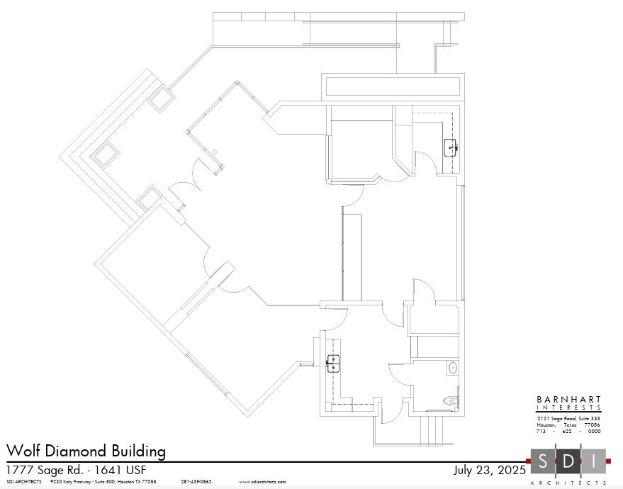 1777 Sage Rd, Houston, TX à louer Plan d’étage– Image 1 sur 1