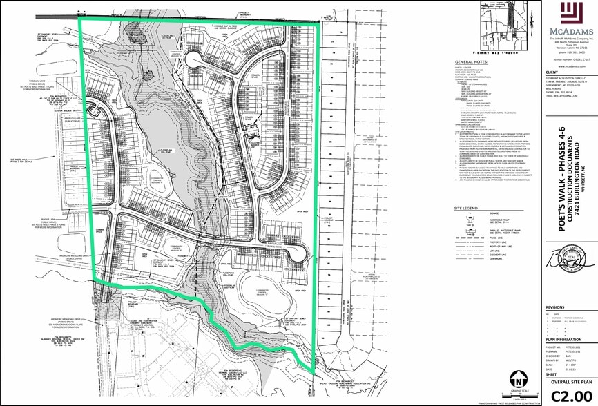 7243 Burlington Rd, Whitsett, NC à vendre - Plan de site – Image 2 sur 2