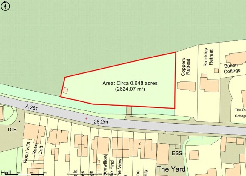Bucks Green, Rudgwick à vendre - Plan cadastral – Image 3 sur 3