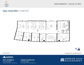 2525 McKinnon St, Dallas, TX à louer Plan d’étage– Image 2 sur 2