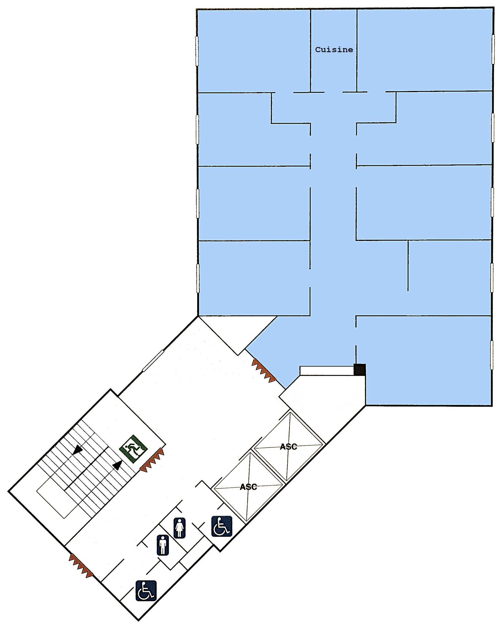 11 Boulevard Brune, Paris à louer Plan d’étage– Image 1 sur 14
