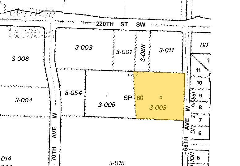 6810 220th St SW, Mountlake Terrace, WA à louer - Plan cadastral – Image 2 sur 11