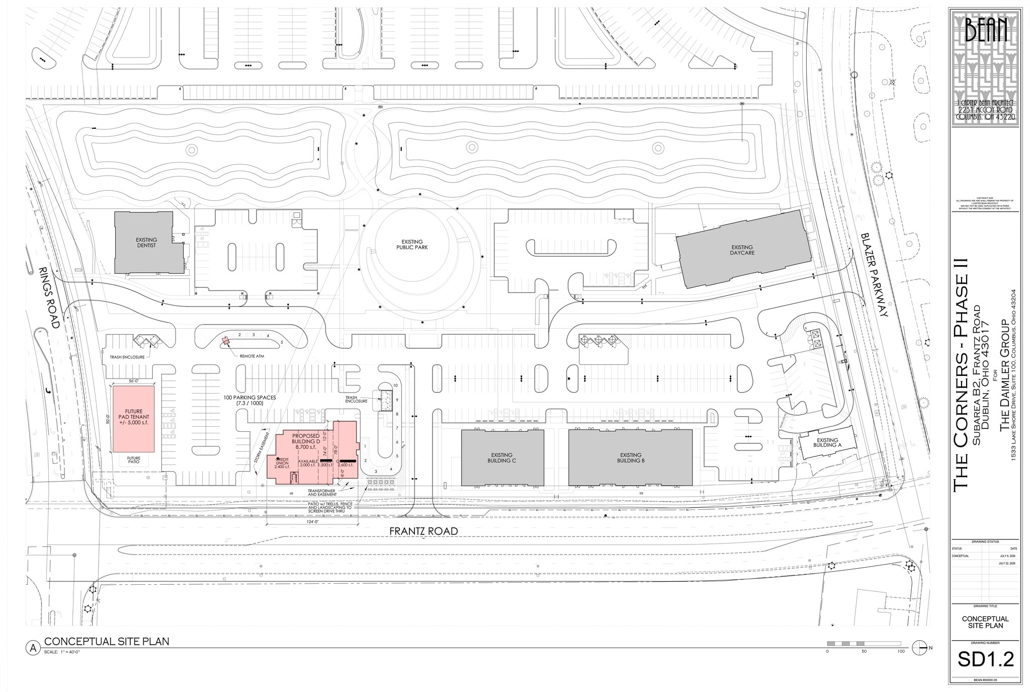 5841 Frantz Rd, Dublin, OH à louer Plan de site– Image 1 sur 1