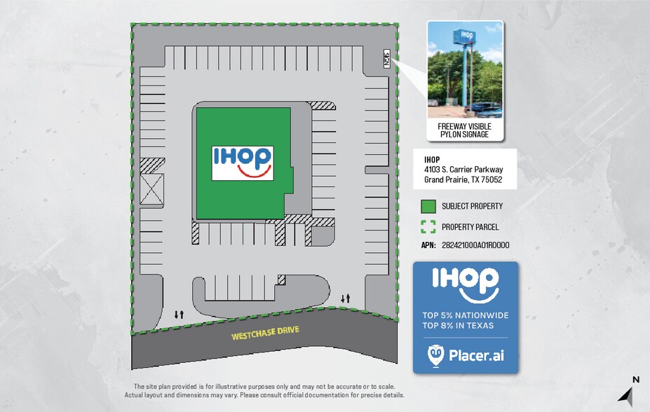 4103 S Carrier Pky, Grand Prairie, TX à vendre - Plan de site – Image 2 sur 5