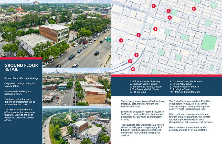 408-410 Martin Luther King Jr Blvd, Savannah, GA à vendre - Plan d’étage – Image 3 sur 60