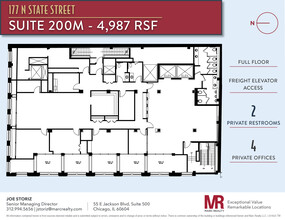 177-191 N State St, Chicago, IL à louer Plan d’étage– Image 1 sur 13