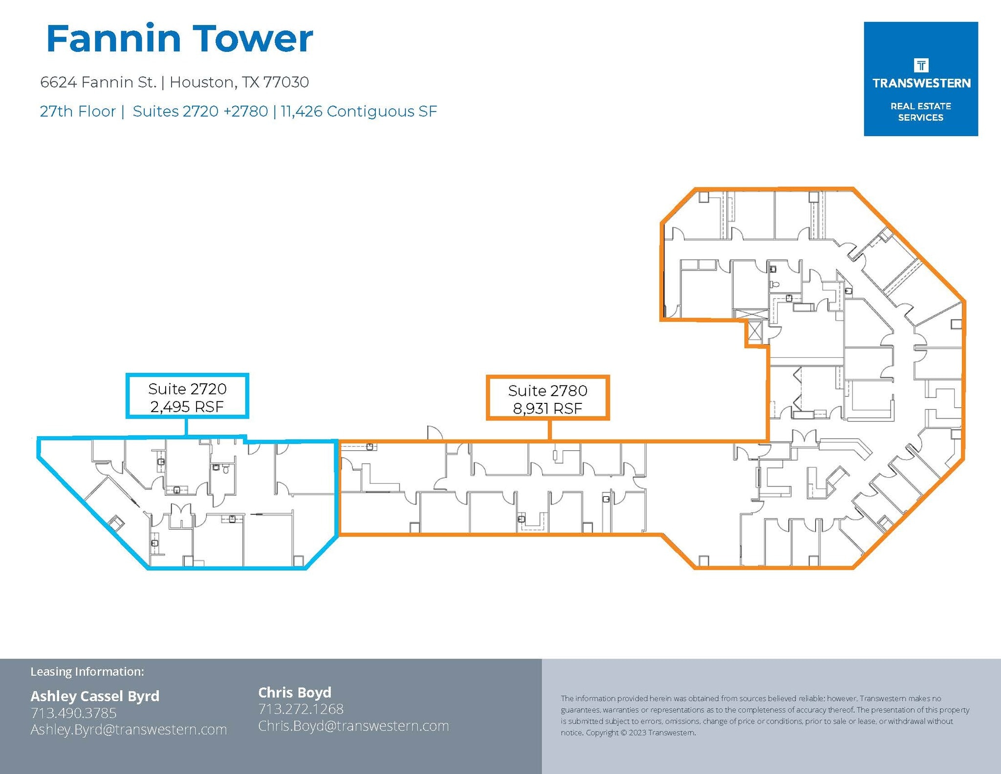 6624 Fannin St, Houston, TX à louer Plan d’étage– Image 1 sur 1
