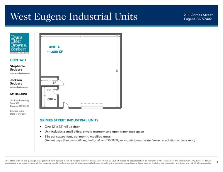 211 Grimes St, Eugene, OR à louer - Photo de l’immeuble – Image 3 sur 3