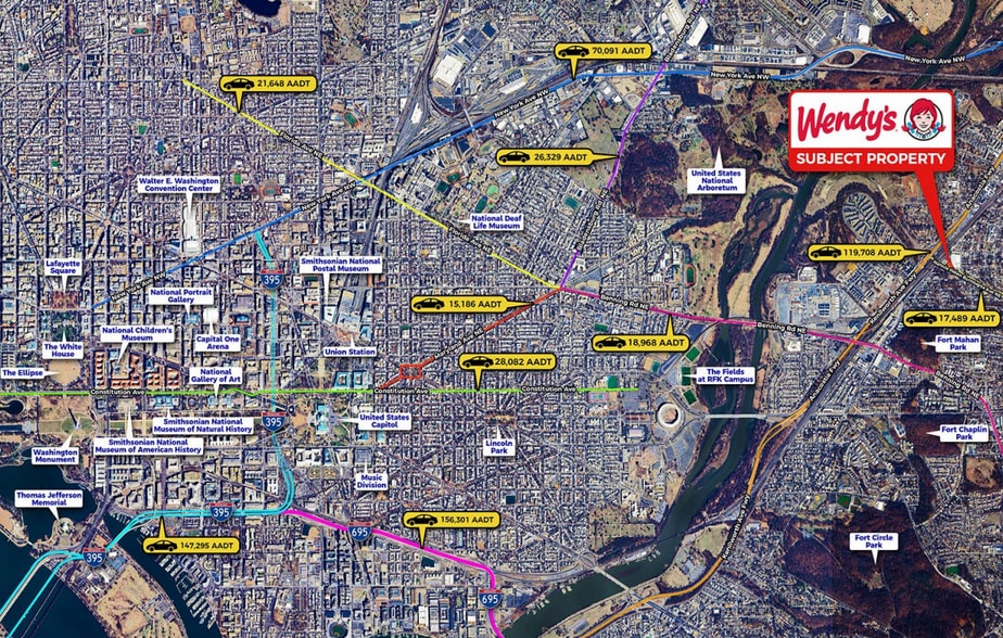 4250 Nannie Helen Burroughs Ave NE, Washington, DC à vendre - Aérien – Image 3 sur 4