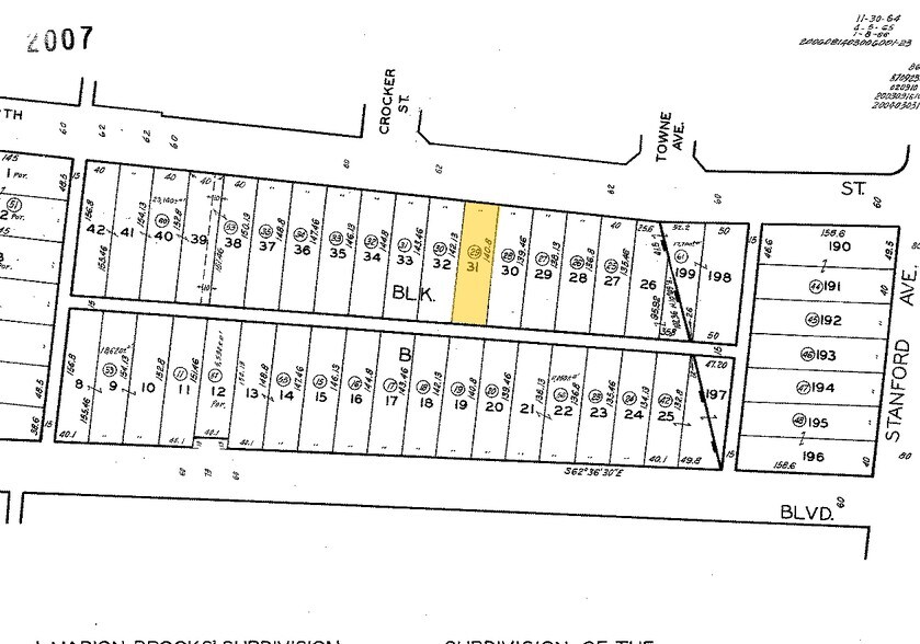 762 E 12th St, Los Angeles, CA à vendre - Plan cadastral – Image 3 sur 8