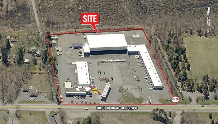 5224 Milford Rd, East Stroudsburg, PA à louer - Aérien – Image 2 sur 8