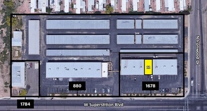 1678 W Superstition Blvd, Apache Junction, AZ à louer Plan de site– Image 1 sur 1