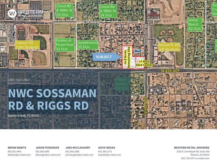 NWC Sossaman & Riggs Rd, Queen Creek, AZ à louer - Photo de l’immeuble – Image 1 sur 4