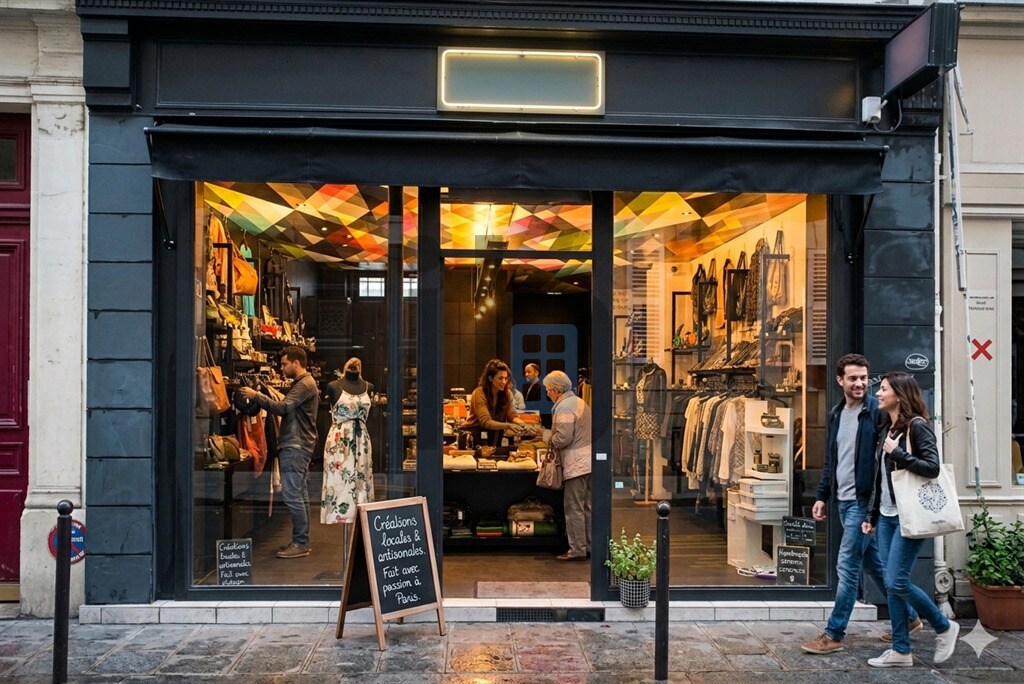 Local commercial dans Paris à louer Photo de l’immeuble– Image 1 sur 3
